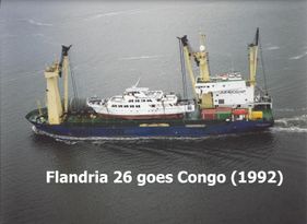 Flandria international Flandria 26 boot vaart naar Congo